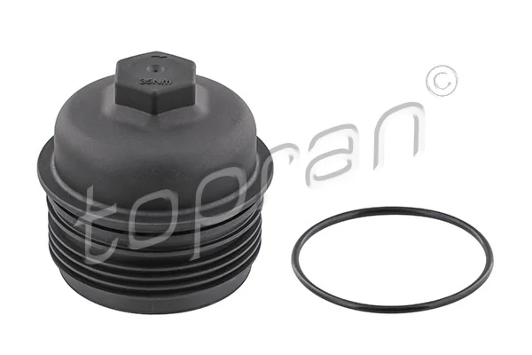 Cap, oil filter housing