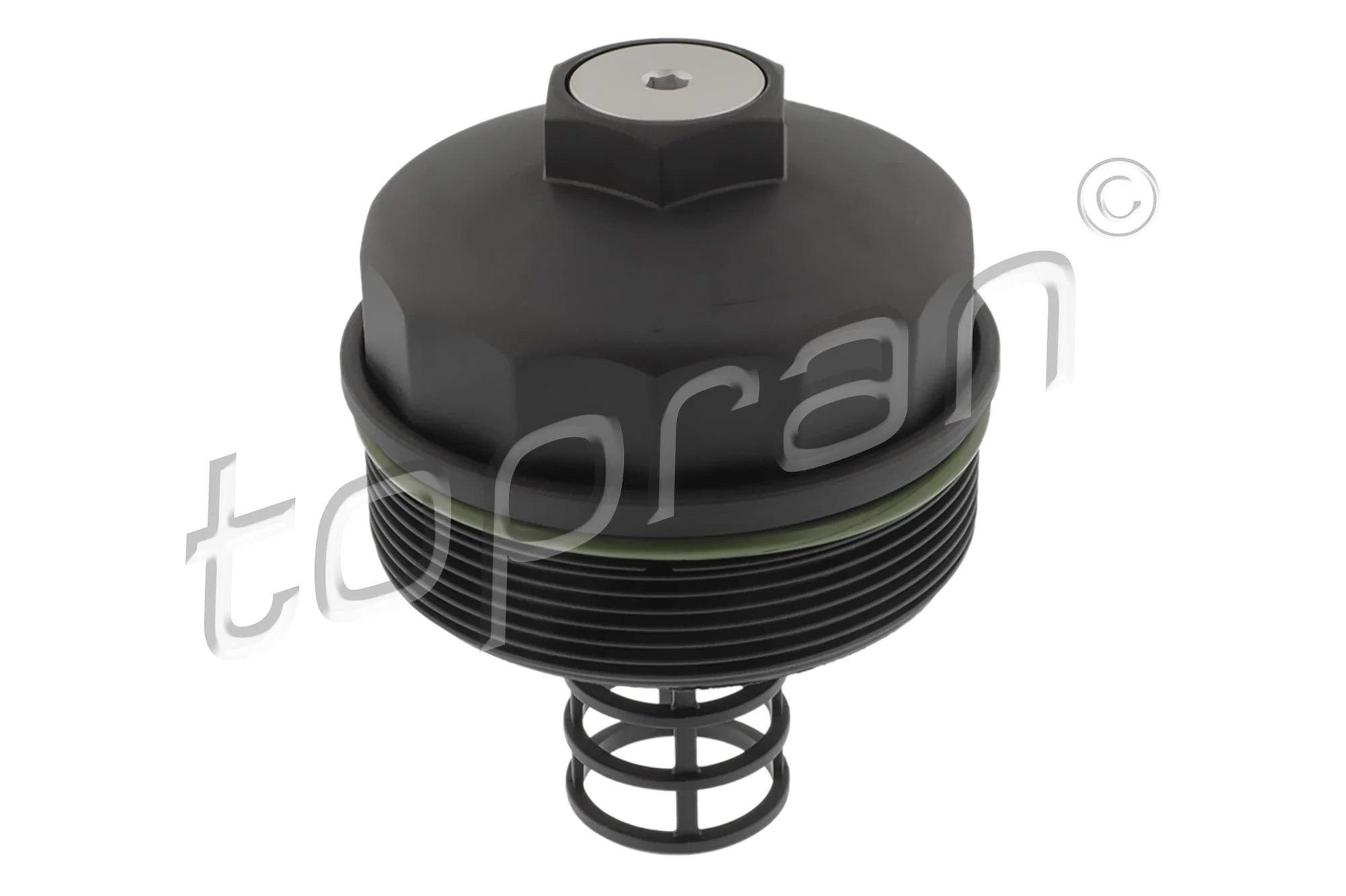 Cap, oil filter housing
