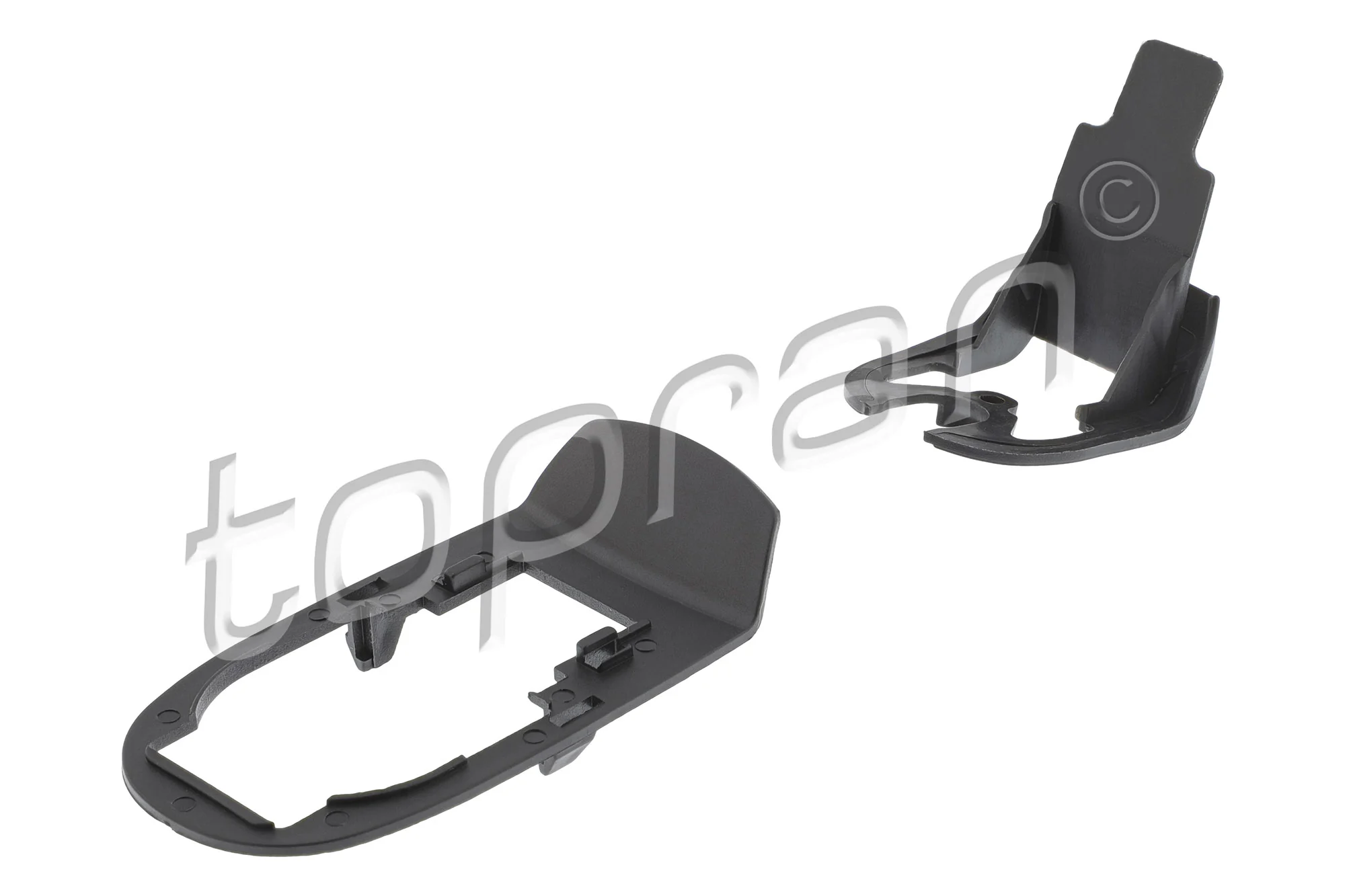 Frame, exterior door handle