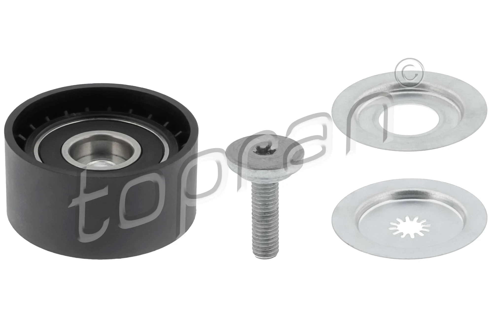 Deflection/Guide Pulley, V-ribbed belt
