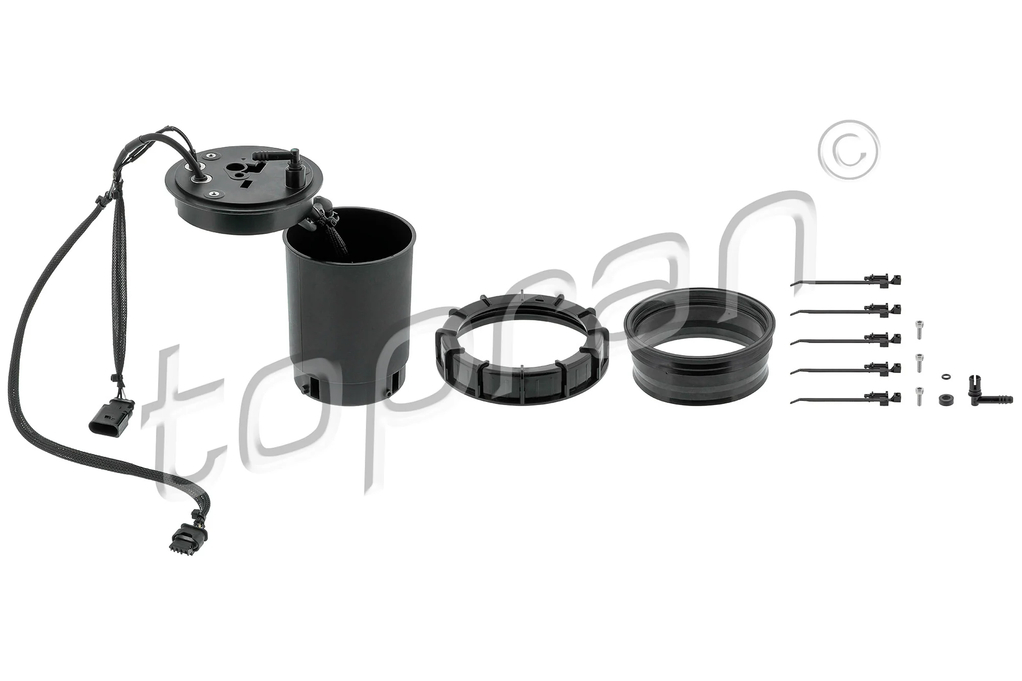 Heating, tank unit (urea injection)