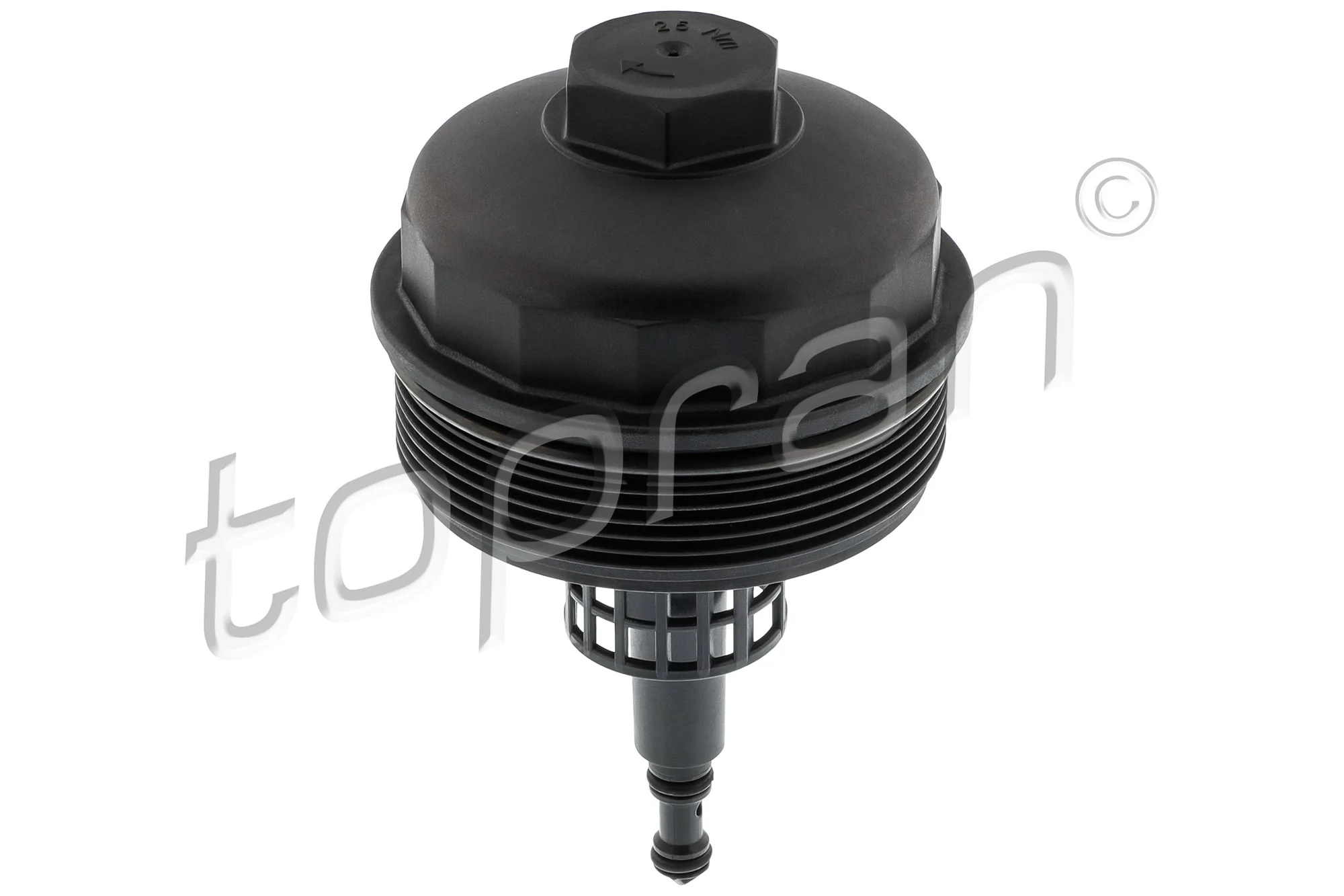 Cap, oil filter housing
