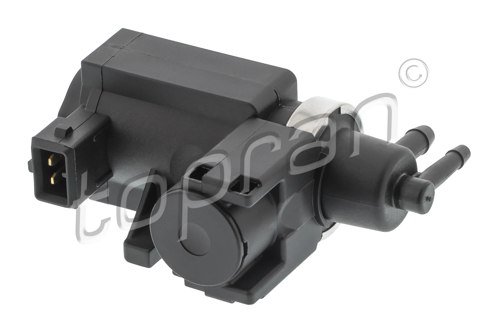 Pressure converter, turbocharger