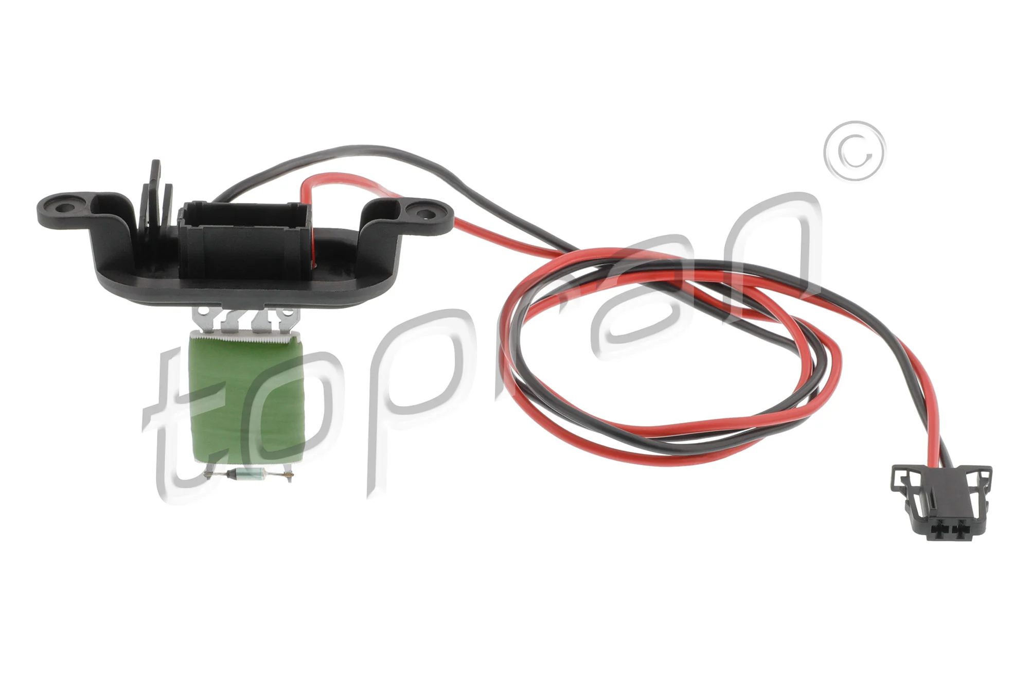 Resistor, interior blower