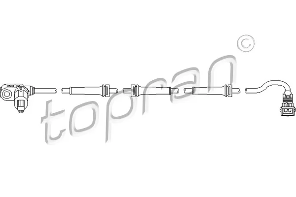 Sensor, wheel speed