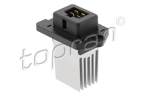 Resistor, interior blower