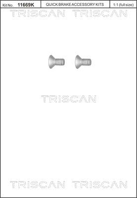 Screw Set, brake disc