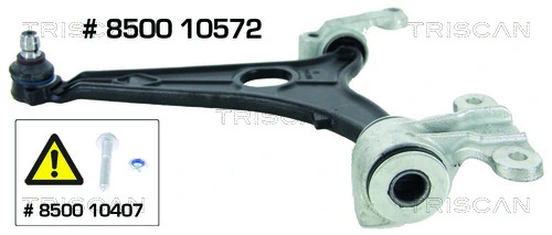 Control/Trailing Arm, wheel suspension