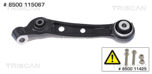 Control/Trailing Arm, wheel suspension