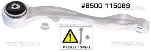 Control/Trailing Arm, wheel suspension