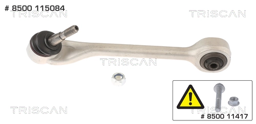 Control/Trailing Arm, wheel suspension