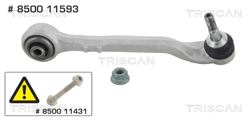 Control/Trailing Arm, wheel suspension