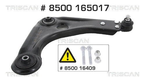 Control/Trailing Arm, wheel suspension