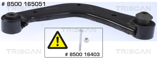 Control/Trailing Arm, wheel suspension