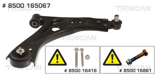 Control/Trailing Arm, wheel suspension