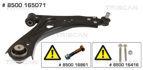 Control/Trailing Arm, wheel suspension