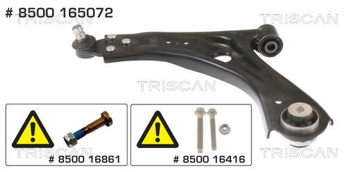 Control/Trailing Arm, wheel suspension