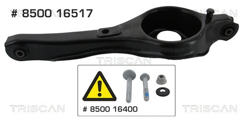 Control/Trailing Arm, wheel suspension