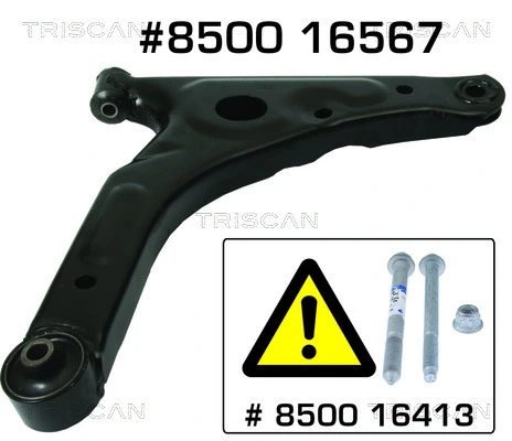 Control/Trailing Arm, wheel suspension