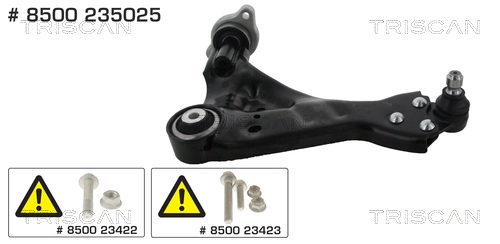 Control/Trailing Arm, wheel suspension