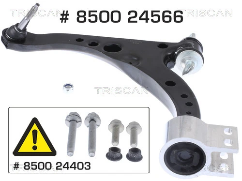Control/Trailing Arm, wheel suspension