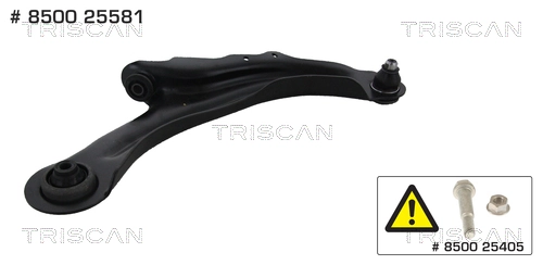 Control/Trailing Arm, wheel suspension