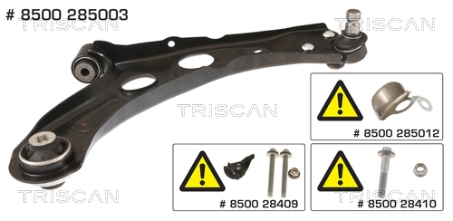 Control/Trailing Arm, wheel suspension