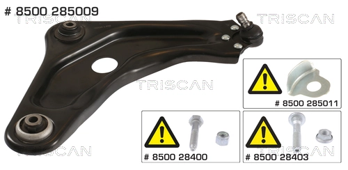 Control/Trailing Arm, wheel suspension