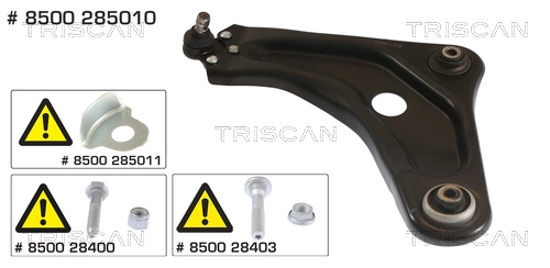 Control/Trailing Arm, wheel suspension