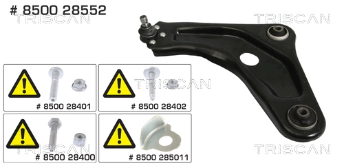 Control/Trailing Arm, wheel suspension