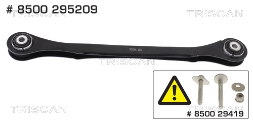 Control/Trailing Arm, wheel suspension