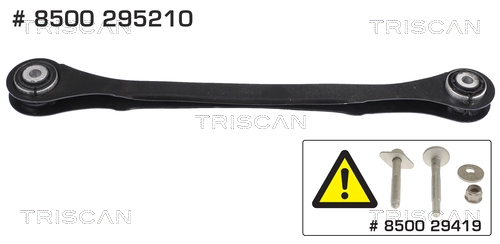 Control/Trailing Arm, wheel suspension
