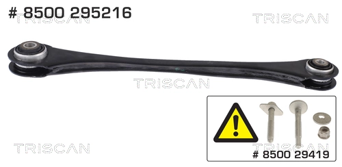 Control/Trailing Arm, wheel suspension