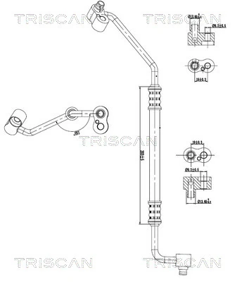 High/Low-pressure Line, air conditioning