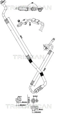 High/Low-pressure Line, air conditioning