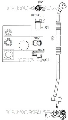 High/Low-pressure Line, air conditioning