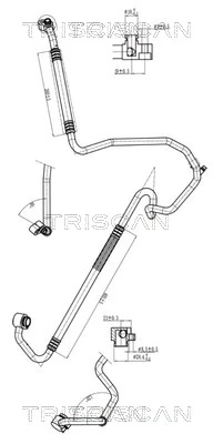 High/Low-pressure Line, air conditioning