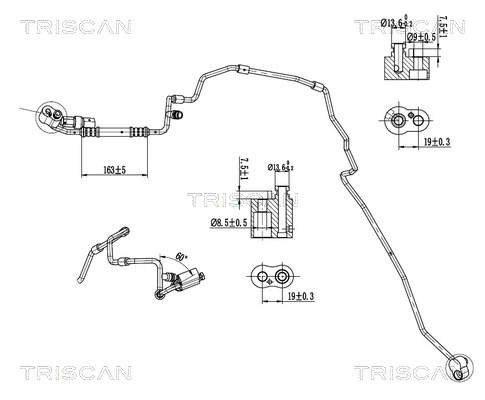High/Low-pressure Line, air conditioning