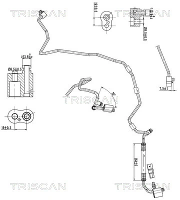 High/Low-pressure Line, air conditioning