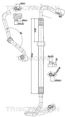 High/Low-pressure Line, air conditioning