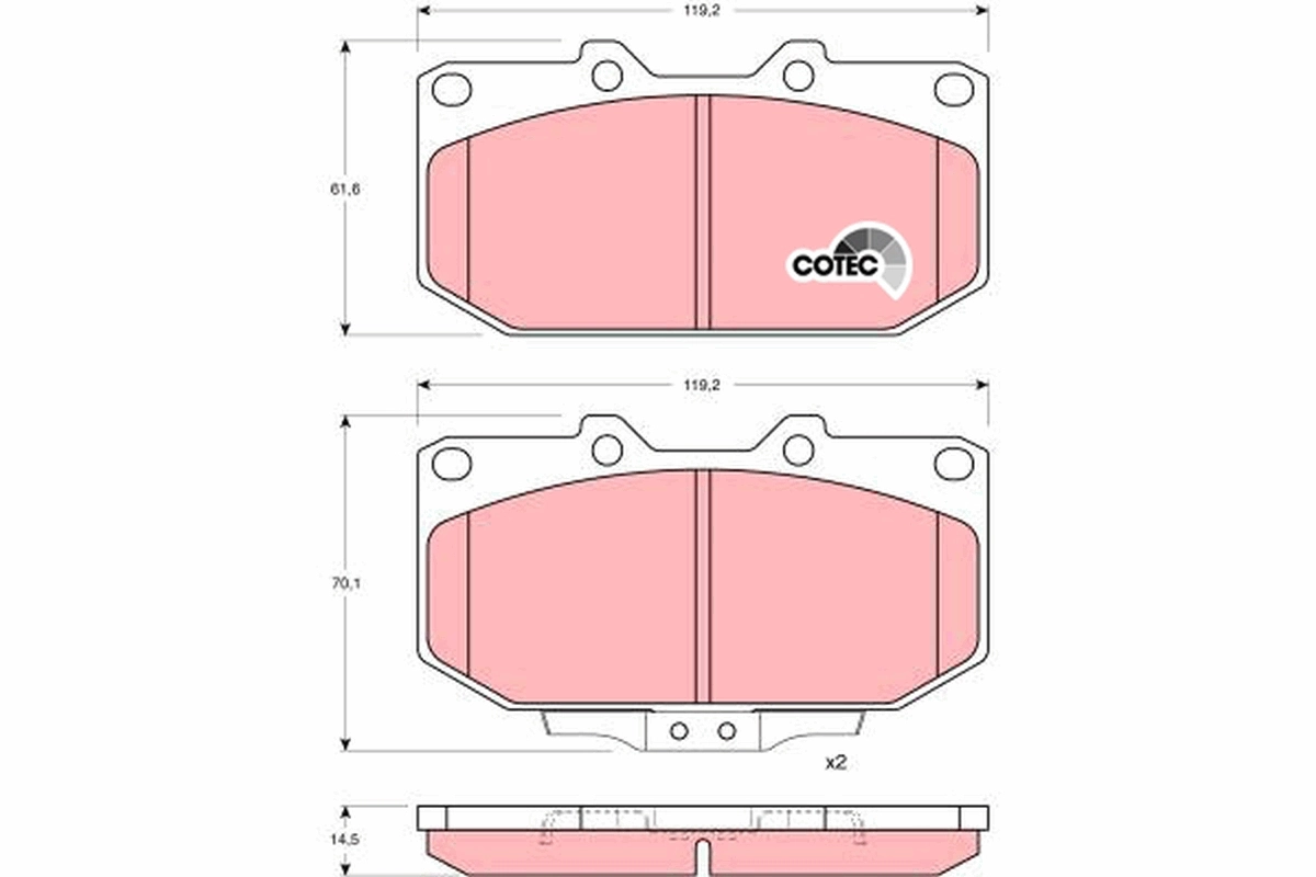 Brake Pad Set, disc brake