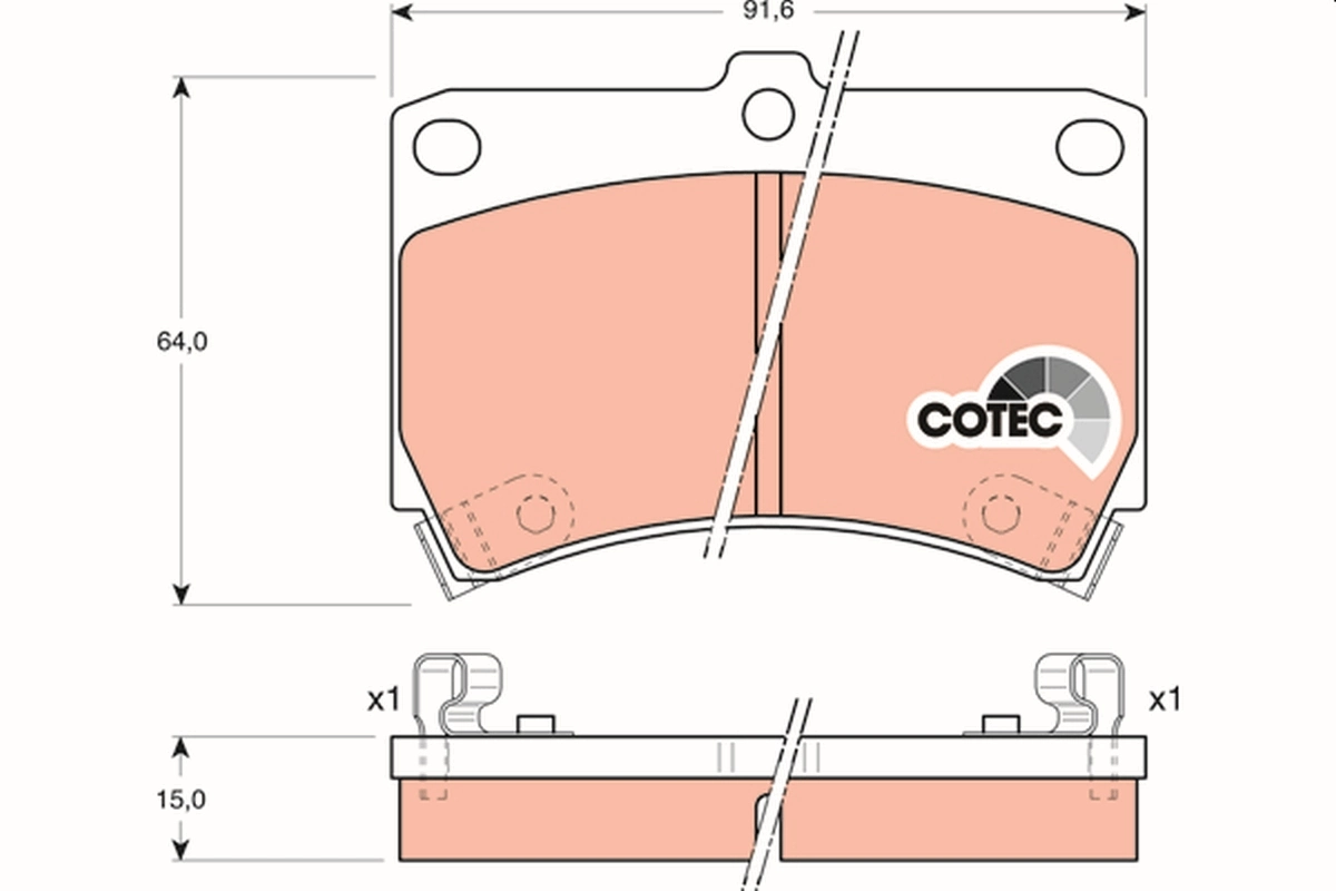 Brake Pad Set, disc brake