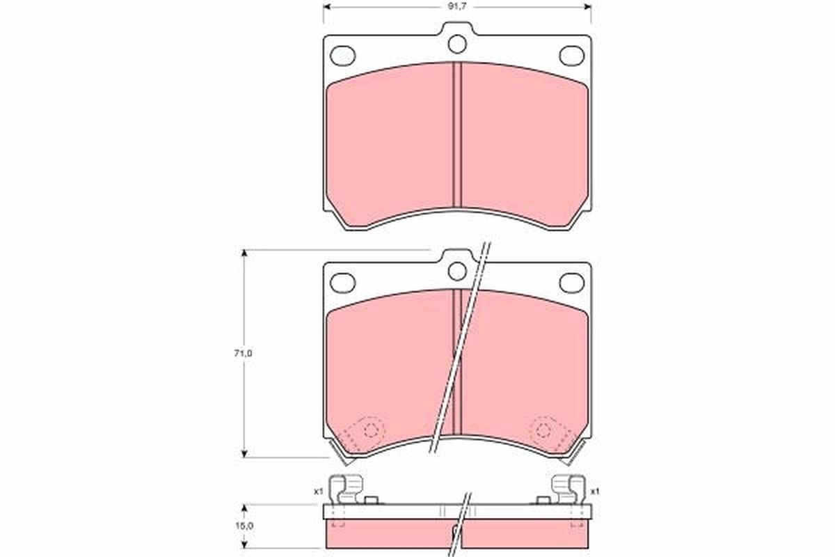 Brake Pad Set, disc brake