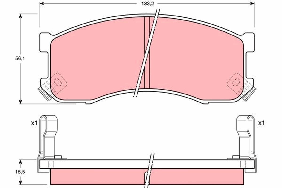 Brake Pad Set, disc brake