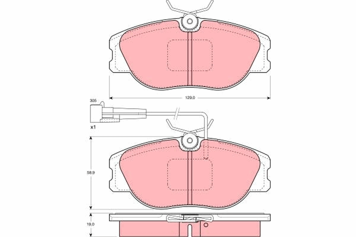 Brake Pad Set, disc brake