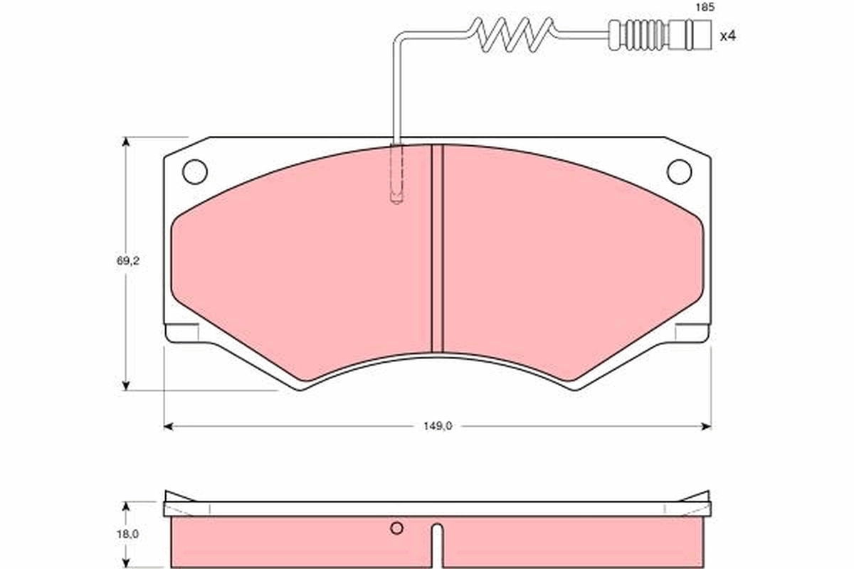 Brake Pad Set, disc brake