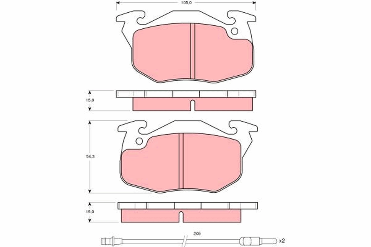 Brake Pad Set, disc brake