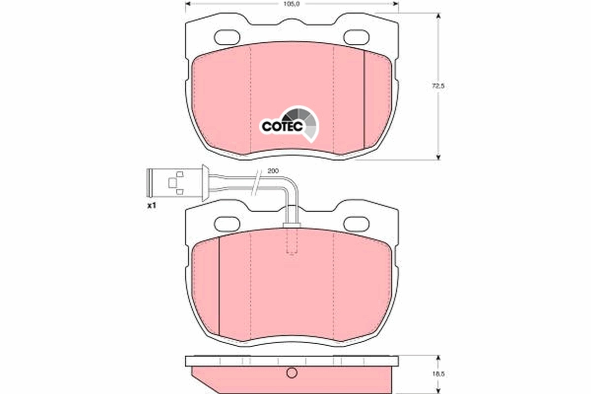 Brake Pad Set, disc brake