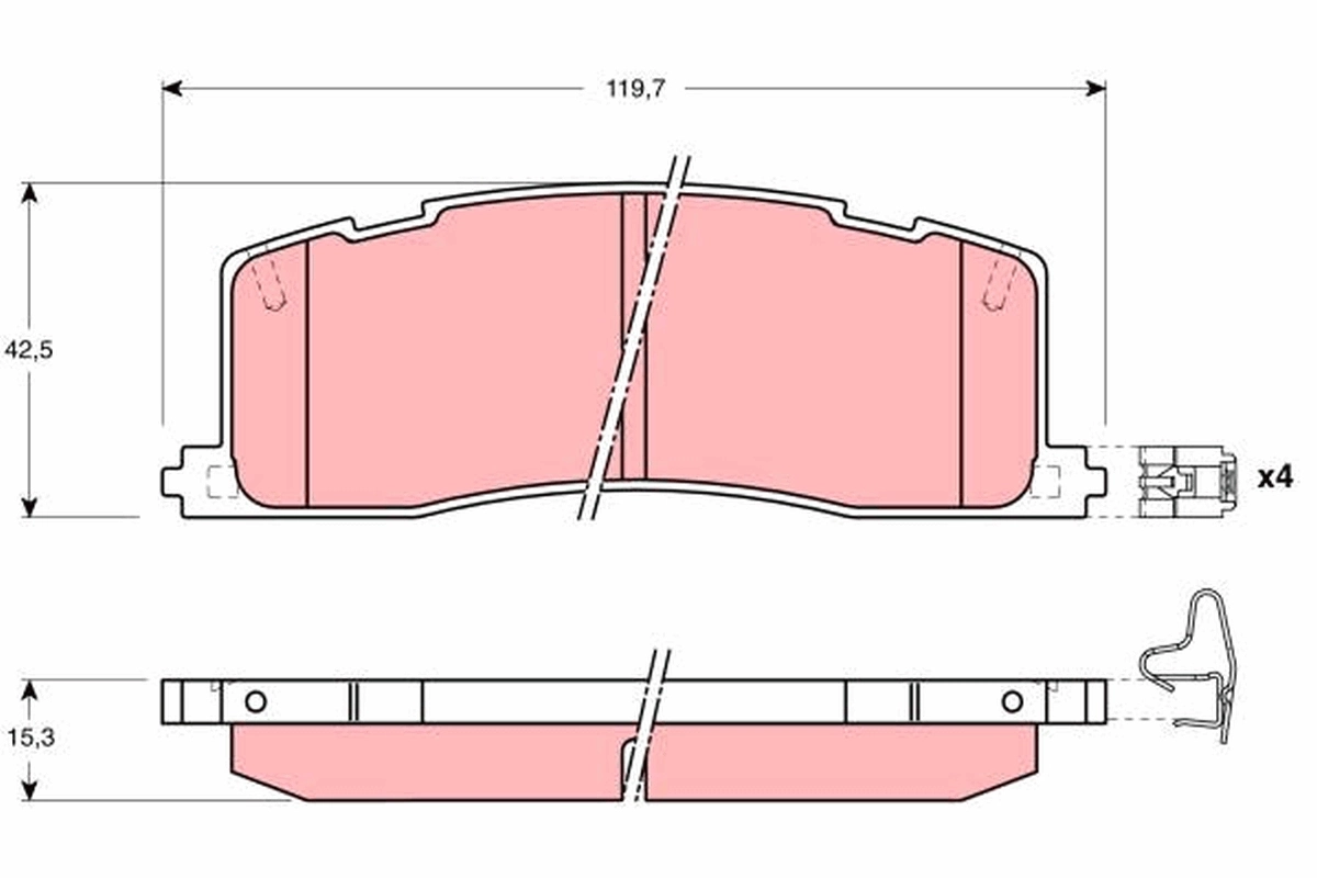 Brake Pad Set, disc brake
