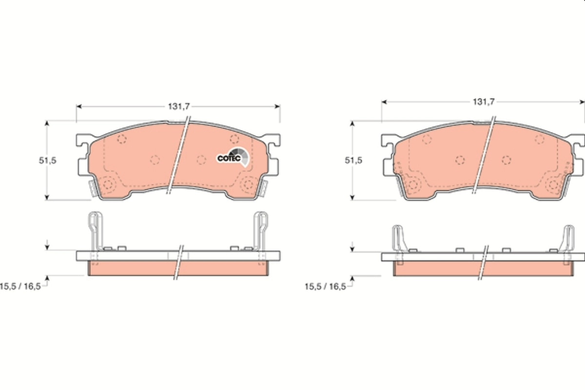 Brake Pad Set, disc brake